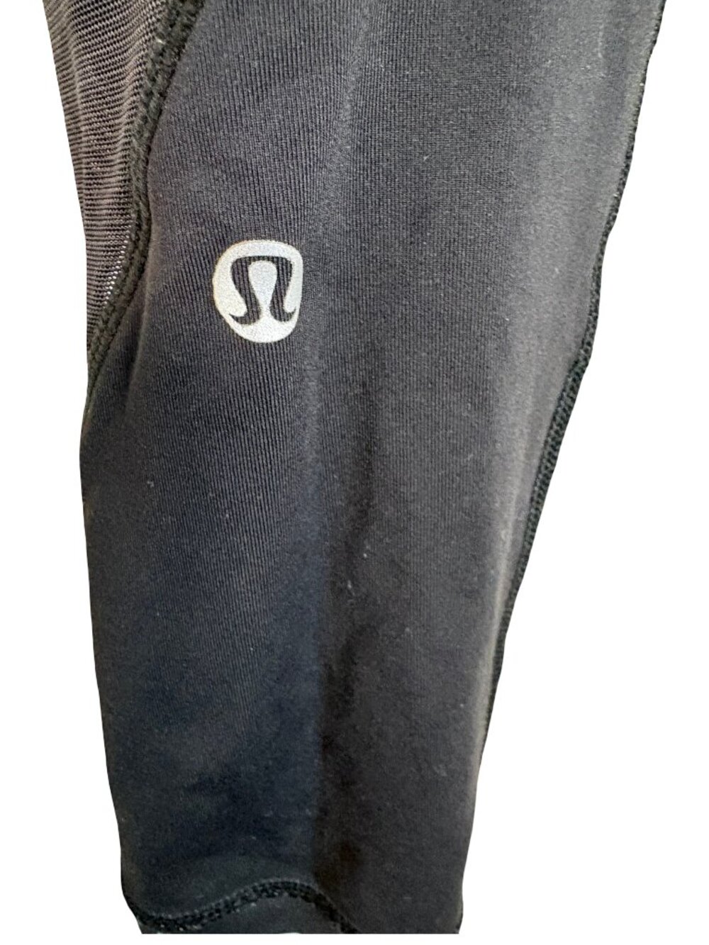 Lululemon Speed Up Mesh Reflective Tight Leggings Women Black Size 4 Full Length - Picture 6 of 13